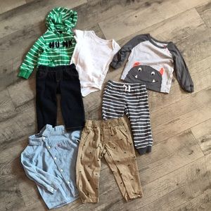 Carters baby toddler boy outfit sets 18 months